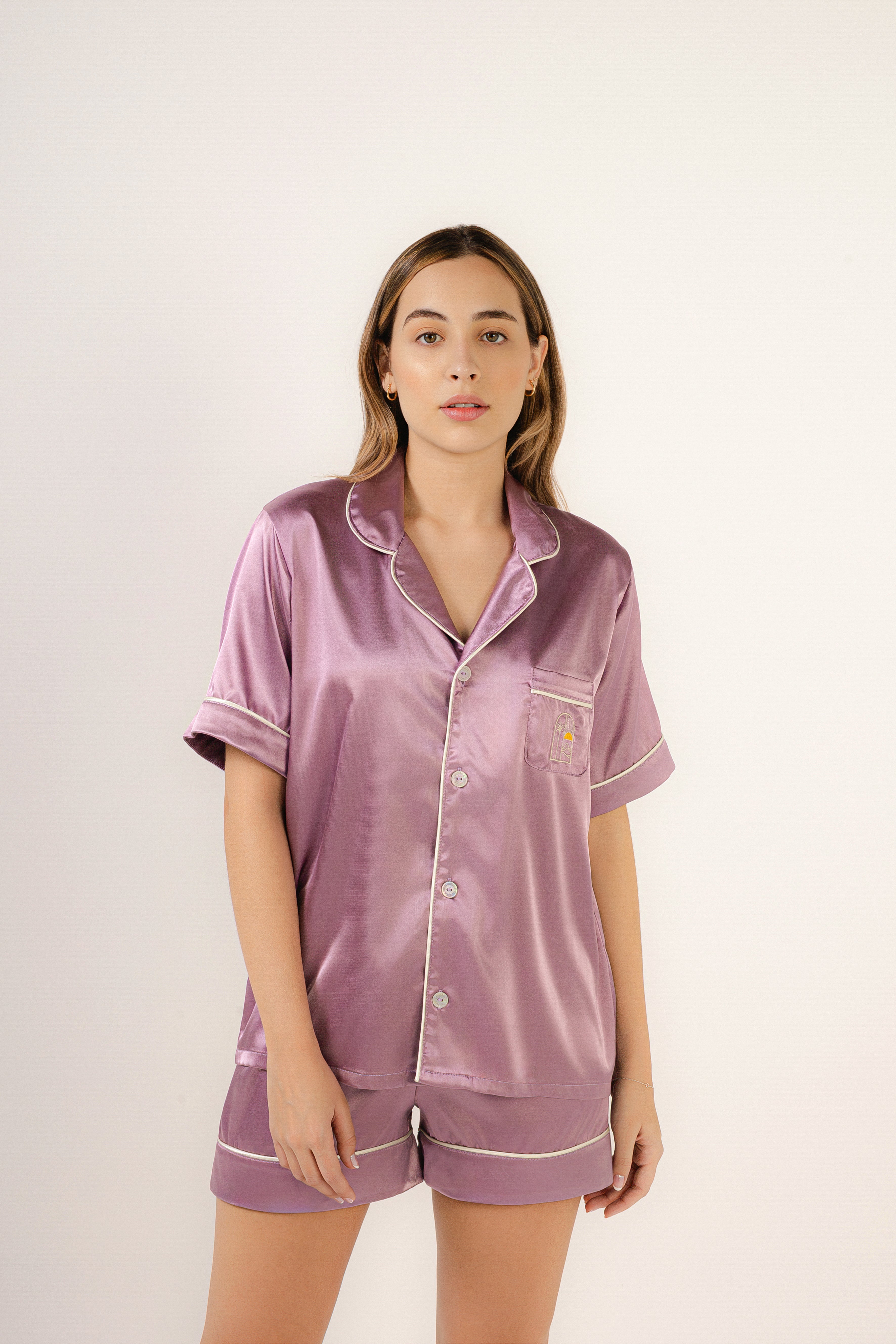 Aurora Lavanda-Manga Corta y Short